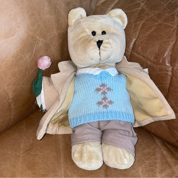 NWOT Starbucks® 45th Edition Bearista® Boy Bear in  Blazer & Sweater Vest - Picture 2 of 5